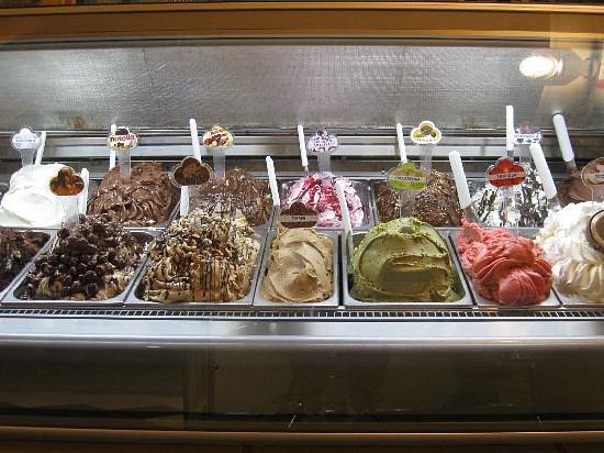 Vetrina Gelati